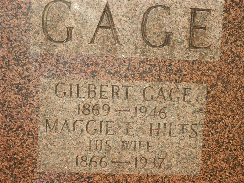 Gage & Associated Families